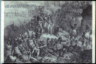 Napoleon Bonaparte. 
Siege of St. Jean d'Acre.