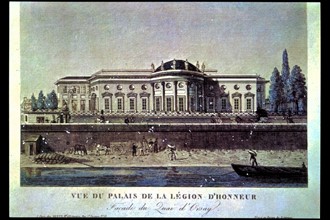Vue du palais de la légion d'honneur.