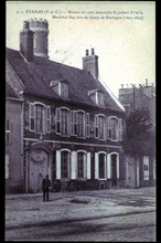Maison où sont descendus Napoléon 1er et le maréchal Ney à Etaples.