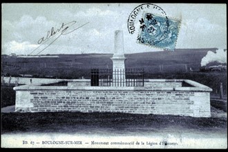 Boulogne sur Mer : monument commémoratif de la Légion d'Honneur.
