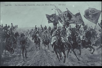 Battle of Austerlitz. 
Riding on horseback.
