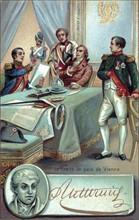Napoléon 1er : signature du Traité de paix de Vienne.