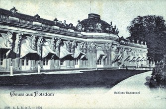 The Sanssouci Palace in Potsdam (Germany).