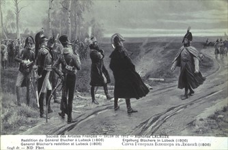 Surrender of General Blucher to Lubeck (Germany).