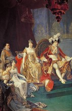 L'empereur Napoléon 1er et l'impératrice Joséphine.