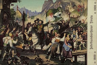 Centenaire de la révolte paysanne contre l'Empire français dans le Tyrol.
1809-1909