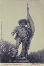 Statue of Andreas Hofer in Innsbruck (Austria).