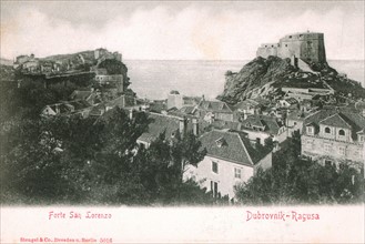 Le Fort San Lorenzo à Dubrovnik (Croatie).