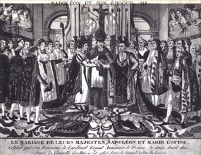 Mariage de leurs majestés Napoléon 1er et Marie-Louise d'Autriche.
2 avril 1810