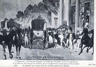 Incendie du bal de l'ambassadeur d'Autriche.
1er juillet 1810