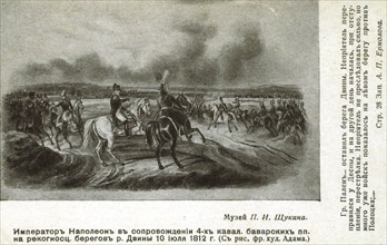 Napoléon 1er et ses troupes.
Campagne de Russie (juin-décembre 1812)