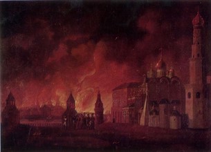 Russia Campaign: The fire of Moscow.
1812