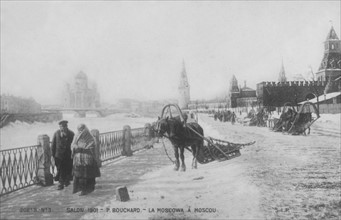 La Moscowa à Moscou.
Campagne de Russie : Prise de Moscou.
1812