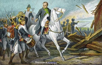 Napoléon 1er à la bataille de Waterloo