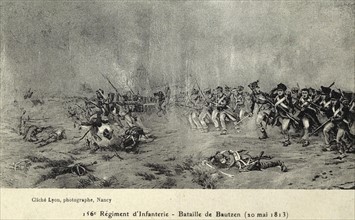 Bataille de Bautzen : 156e régiment d'infanterie.
Campagne de Saxe.
20 mai 1813