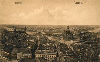 Saxony Campaign: view of the town of Dresden.
1813