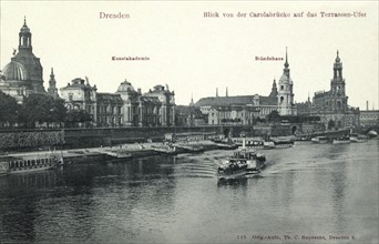 Ville de Dresde.
Campagne de Saxe.