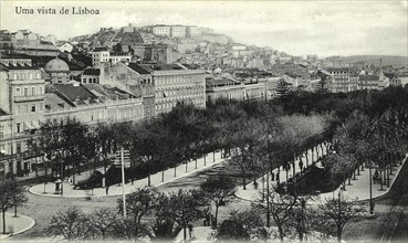 Vue générale de la ville de Lisbonne.
Campagne d'Espagne.
1807-1814
