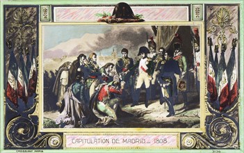 Campagne d'Espagne : capitulation de Madrid.
1808.