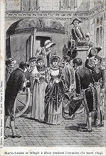 L'impératrice Marie-Louise se réfugie à Blois.