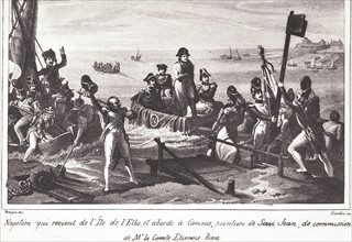 Napoléon 1er revient de l'Ile d'Elbe.