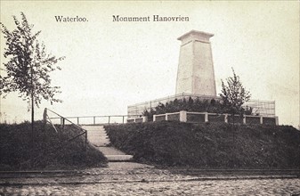 Waterloo: Hanoverian monument.