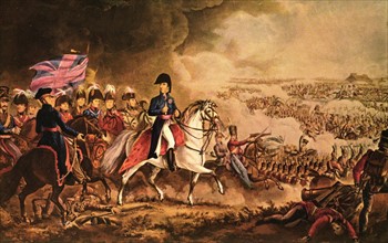 Bataille de Waterloo : le général Wellington.