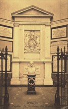 Waterloo: monument in memory of the British in a church.