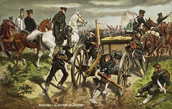 Bataille de Waterloo : l'arrivée du prince Gerard Von Blücher.