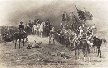 Bataille de Waterloo : Napoléon 1er.