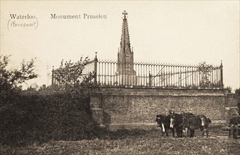 Waterloo: Prussian memorial.