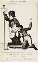 Satirical engraving of Marshal Ney.