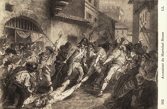 Assassination of Marshal Brune.