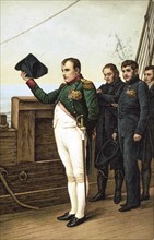 Departure of Napoleon I to Saint-Helena.