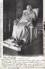 Napoléon 1er mourant à Sainte-Hélène.