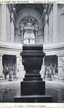 Tombeau de Napoléon 1er à l'hôtel des Invalides.