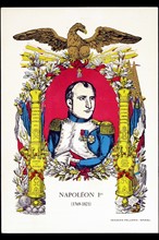 Portrait à la gloire de Napoléon 1er.