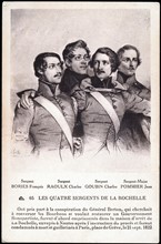 The four sergeants from La Rochelle.