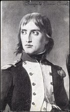 Portrait of Napoleon I as a young man.