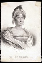 Portrait de Letizia Ramolino-Bonaparte, mère de Napoléon 1er.