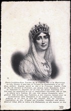Portrait de l'impératrice Joséphine, première épouse de Napoléon 1er.