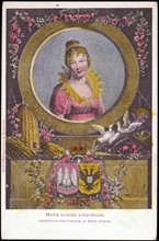 Portrait de l'impératrice Marie-Louise, deuxième épouse de Napoléon 1er.