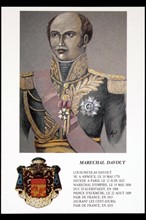 Portrait of Marshal Davout.