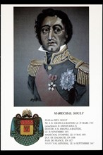 Portrait of Marshal Soult.
