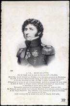 Portrait du maréchal Bernadotte.