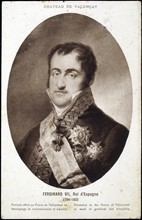 Portrait of Ferdinand VII, King of Spain.
1784-1833