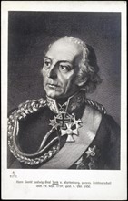 Portrait de Hans David Ludwig Graf York de Wartenburg.
