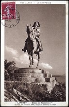 Statue de Napoléon 1er à Laffrey (Isère).