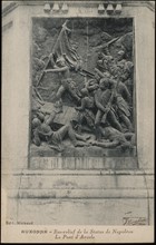 Bas-relief de la statue de Napoléon à Auxonne.