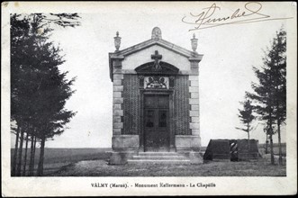 Monument dédié au maréchal Kellermann à Valmy (Marne).